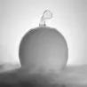 Designer Echoes Round Large Cloche With Smoker Hole - 300 x 300 x 420 mm