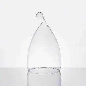 Designer Echoes Conical Large Cloche With Smoker Hole - 300 x 300 x 420 mm