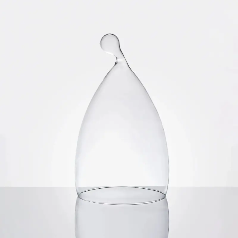 Designer Echoes Conical Large Cloche With Smoker Hole - 300 x 300 x 420 mm