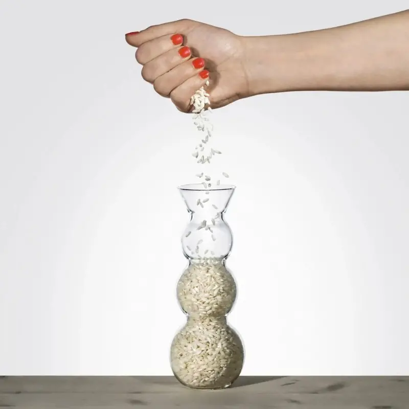 Designer Pilaf Rise Portioner - 120 x 120 x 240 mm - Set of 6