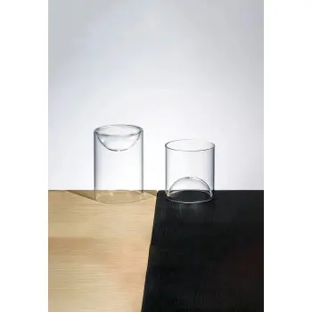 Designer Minishot Reversible Glass - 110 x 110 x 150 mm - Set of 6