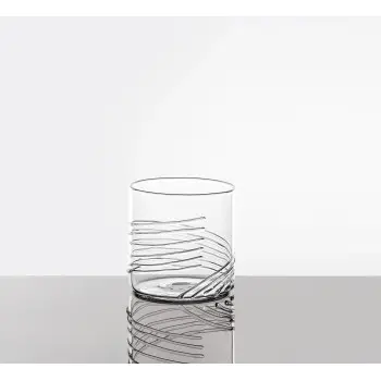 Designer Ivo Tumbler Glass - 100 x 100 x 100 mm - Set of 6