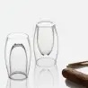 Designer Tulipano Glass - 110 x 110 x 150 mm - Set of 6