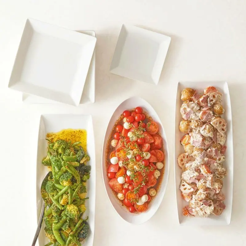 Noritake Conjunto Collection Square Plate 25.5cm - Set of 4