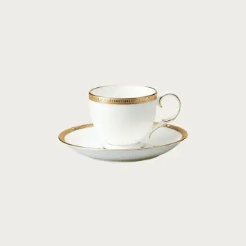Noritake Rochelle Gold Collection Espresso Saucer 12cm - Set of 4