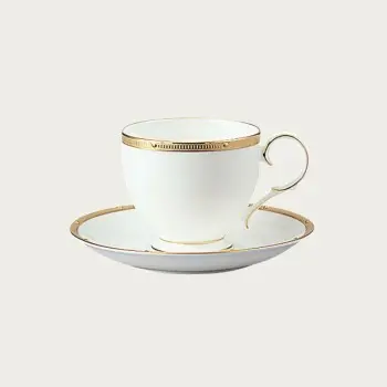 Noritake Rochelle Gold Collection Tea/Coffee Cup 250ml - Set of 4