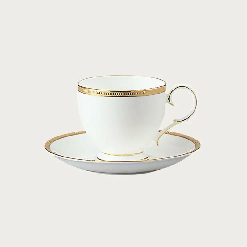Noritake Rochelle Gold Collection Tea/Coffee Cup 250ml - Set of 4