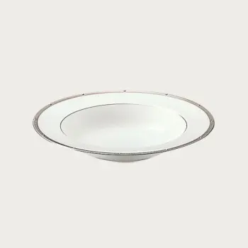 Noritake Rochelle Platinum Collection Soup Plate 21.5cm - Set of 4