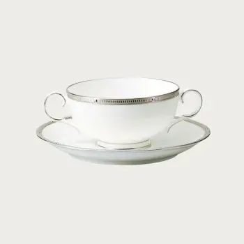 Noritake Rochelle Platinum Collection Cream Soup Cup 275ml - Set of 4