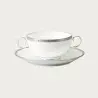 Noritake Rochelle Platinum Collection Cream Soup Cup 275ml - Set of 4