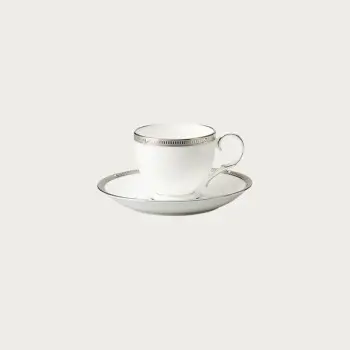 Noritake Rochelle Platinum Collection Espresso Saucer 12cm - Set of 4