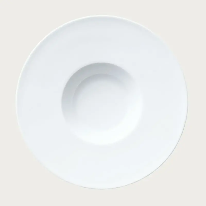 Noritake Grandir Collection Deep Plate 24cm Wide Rim Noritake Grandir Collection Deep Plate 24cm Wide Rim
