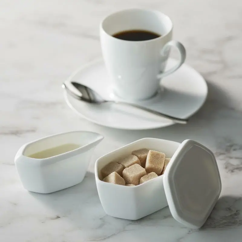 Noritake Grandir Collection Sugar Bowl with Cover 130ml - Set of 4 Noritake Grandir Collection Sugar Bowl with Cover 130ml - Set of 4