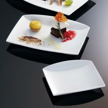 Noritake Grandir Collection Rectangular Plate 15cm - Set of 4