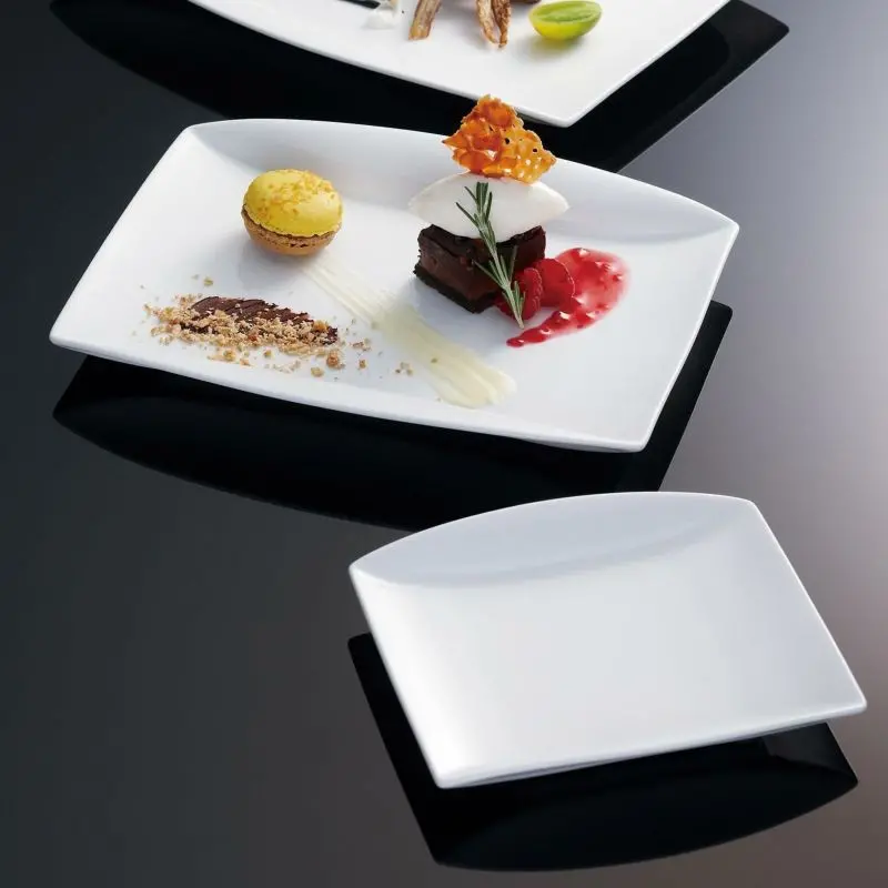 Noritake Grandir Collection Rectangular Plate 15cm - Set of 4