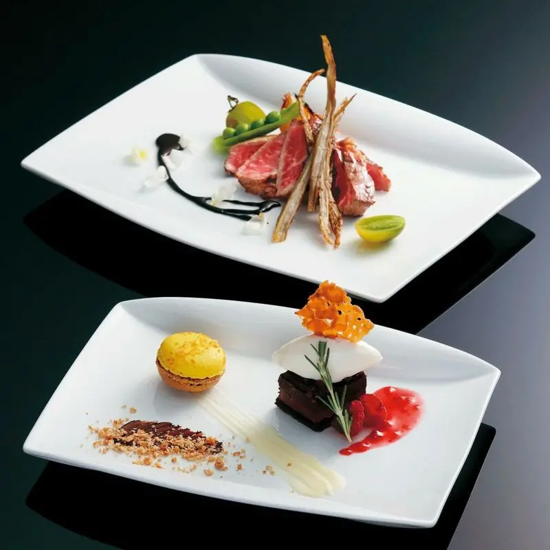 Noritake Grandir Collection Rectangular Plate 27.5cm - Set of 4 Noritake Grandir Collection Rectangular Plate 27.5cm - Set of 4