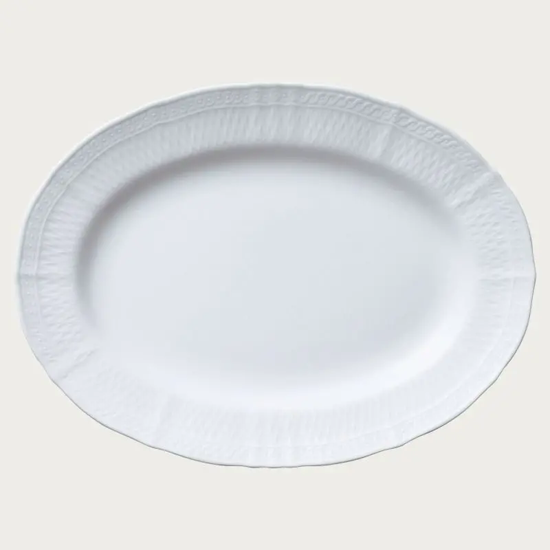 Noritake Cher Blanc Collection Oval Platter 36cm