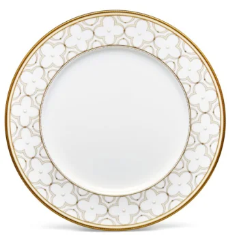 Noritake Trefolio Gold Collection Dinner Plate 28cm - Set of 4