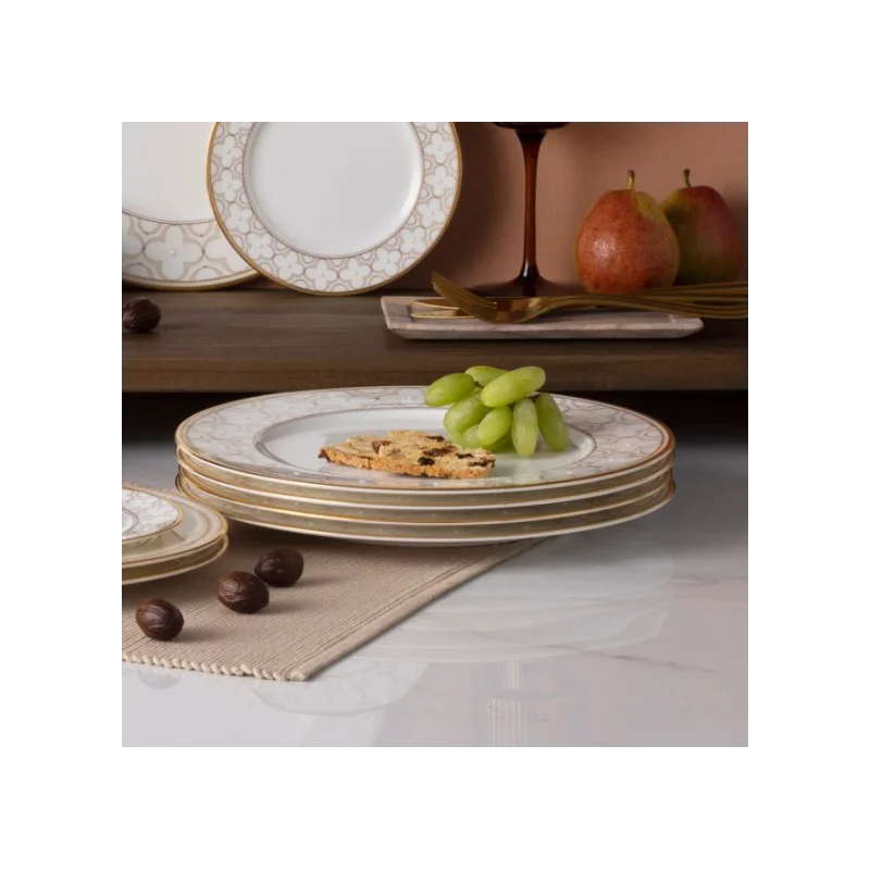 Noritake Trefolio Gold Collection Dinner Plate 28cm - Set of 4 Noritake Trefolio Gold Collection Dinner Plate 28cm - Set of 4