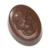 Polycarbonate Día de los Muertos Chocolate Mold - 107 mm x 40 mm x h 17 mm - 52gr - 6 cavity