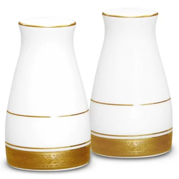 Noritake Crestwood Gold Collection Pepper Shaker H8.5cm 3Holes - Set of 2