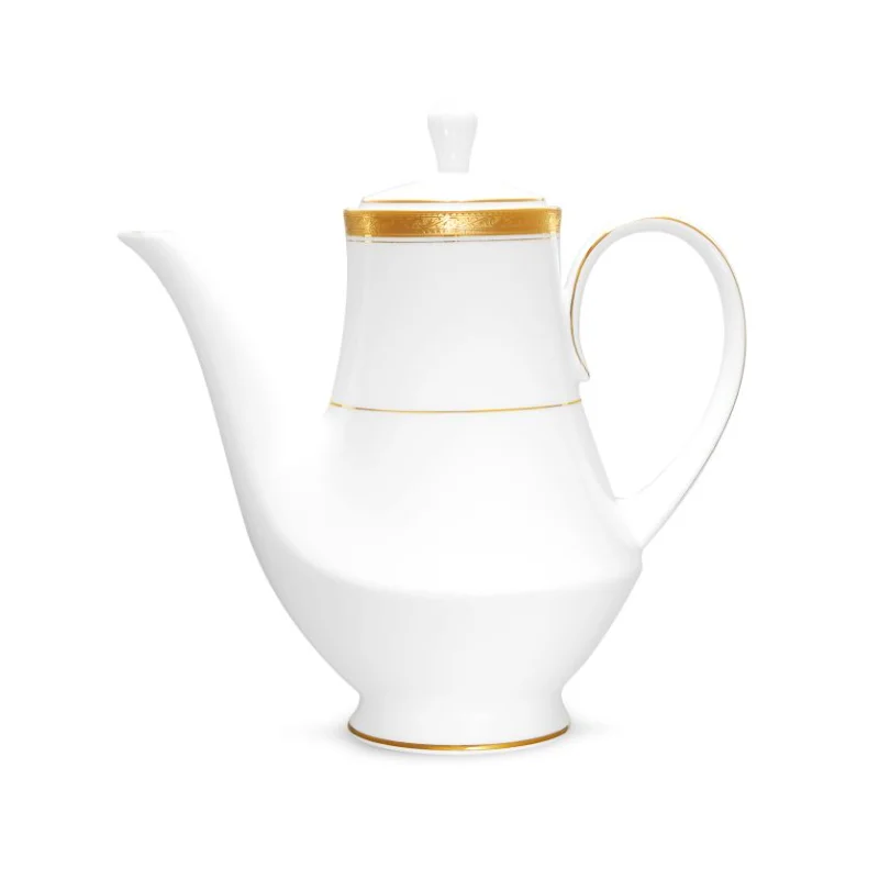 Noritake Crestwood Gold Collection Coffee Server with Cover 1550ml Noritake Crestwood Gold Collection Coffee Server with Cover 1550ml
