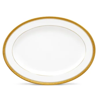 Noritake Crestwood Gold Collection Oval Platter 29.5cm