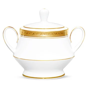Noritake Crestwood Gold Collection Sugar Bowl with Cover 370ml