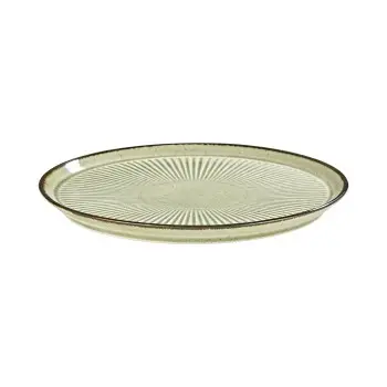 Porline Hightlight Pine Collection Sun Flat Plate 28 cm - Set of 6