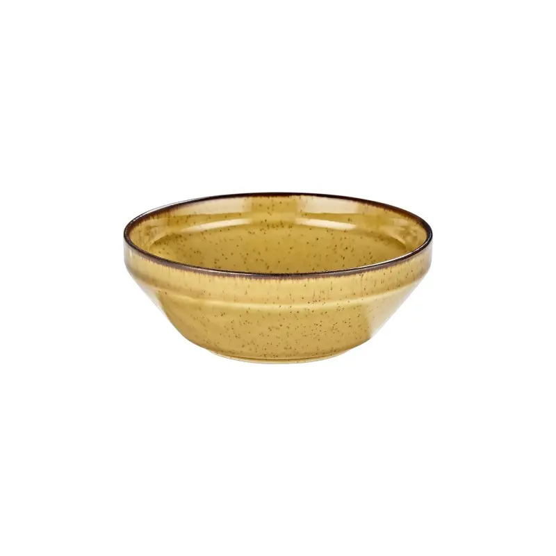 Porline Highlight Mustard Collection Bowl 14 cm - Set of 24