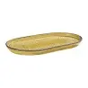 Porline Highlight Mustard Collection Sun Oval Platter 24 cm - Set of 12
