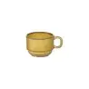 Porline Highlight Mustard Collection Tea Cup 180 Cc - Set of 24
