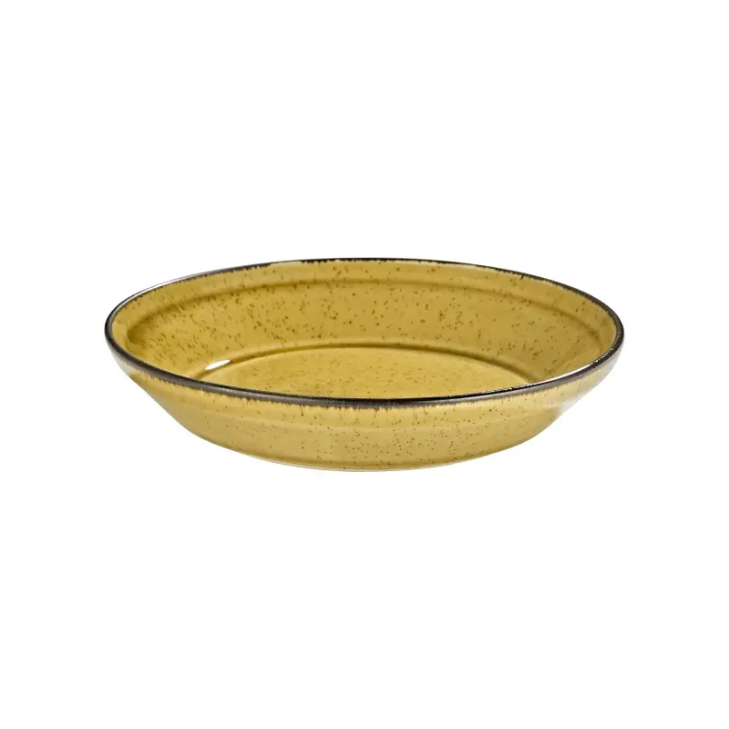 Porline Highlight Mustard Collection Deep Plate 19 cm - Set of 12 Porline Highlight Mustard Collection Deep Plate 19 cm - Set of 12