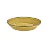 Porline Highlight Mustard Collection Sun Deep Plate 19 cm - Set of 12