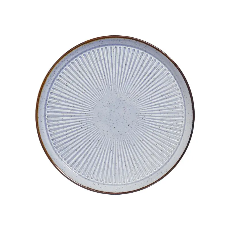 Porline highlight Breeze Collection Sun Flat Plate 28 cm - Set of 6