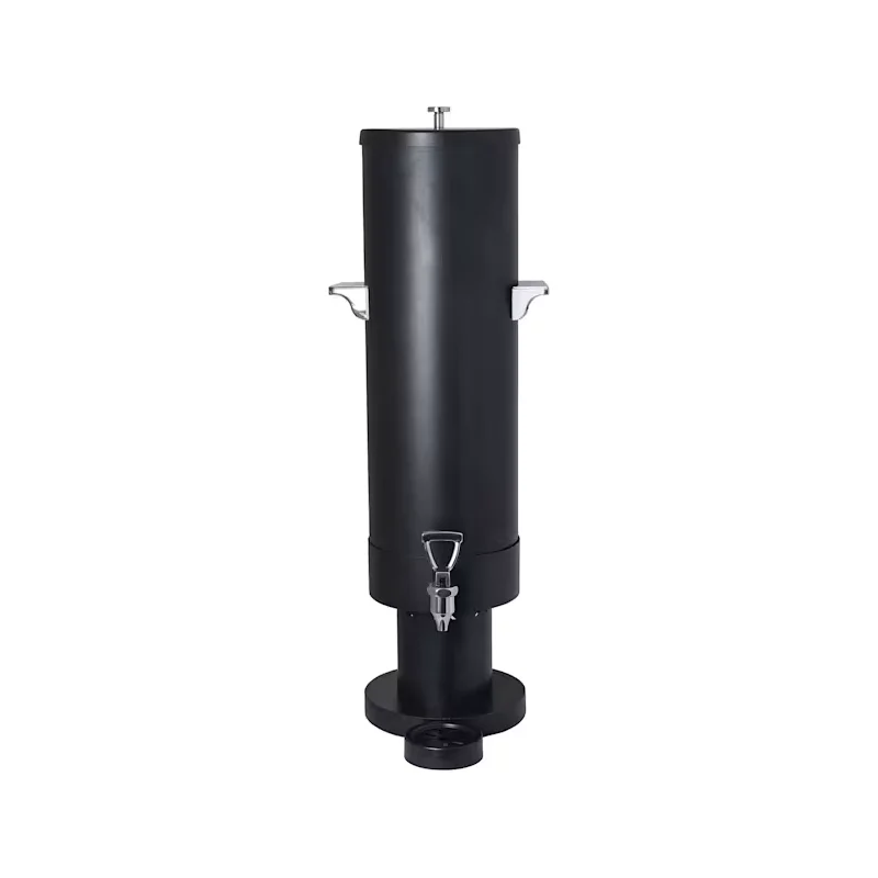Creations Buffet Coffee Urn With Stand 8 3/4 in x 11 in x 30 in (5 Gal) Stainless Steel And Black Creations Buffet Coffee Urn With Stand 8 3/4 in x 11 in x 30 in (5 Gal) Stainless Steel And Black