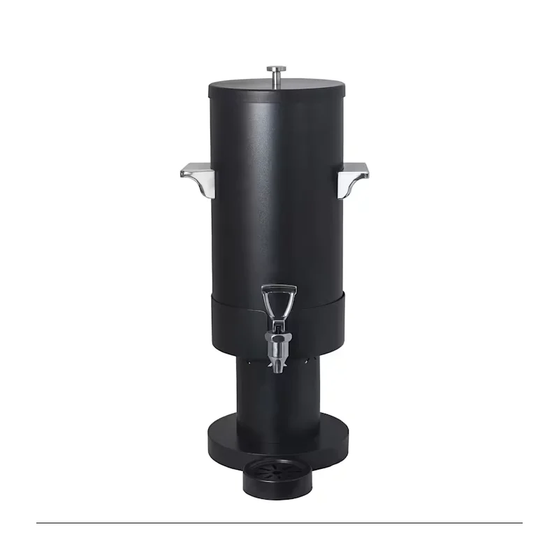 Creations Buffet Coffee Urn With Stand 8 3/4 in x 11 in x 23 1/2 in (3 Gal) Stainless Steel And Black Creations Buffet Coffee Urn With Stand 8 3/4 in x 11 in x 23 1/2 in (3 Gal) Stainless Steel And Black