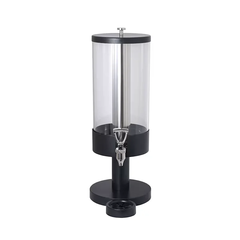 Creations Buffet Juice Dispenser With Stand 8 in x 10 1/2 in x 23 3/4 in (3 Gal) Stainless Steel And Black Creations Buffet Juice Dispenser With Stand 8 in x 10 1/2 in x 23 3/4 in (3 Gal) Stainless Steel And Black
