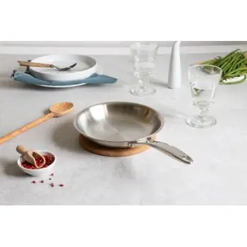 Cristel Stainless Steel Frying Pan (Multiply) - 11"