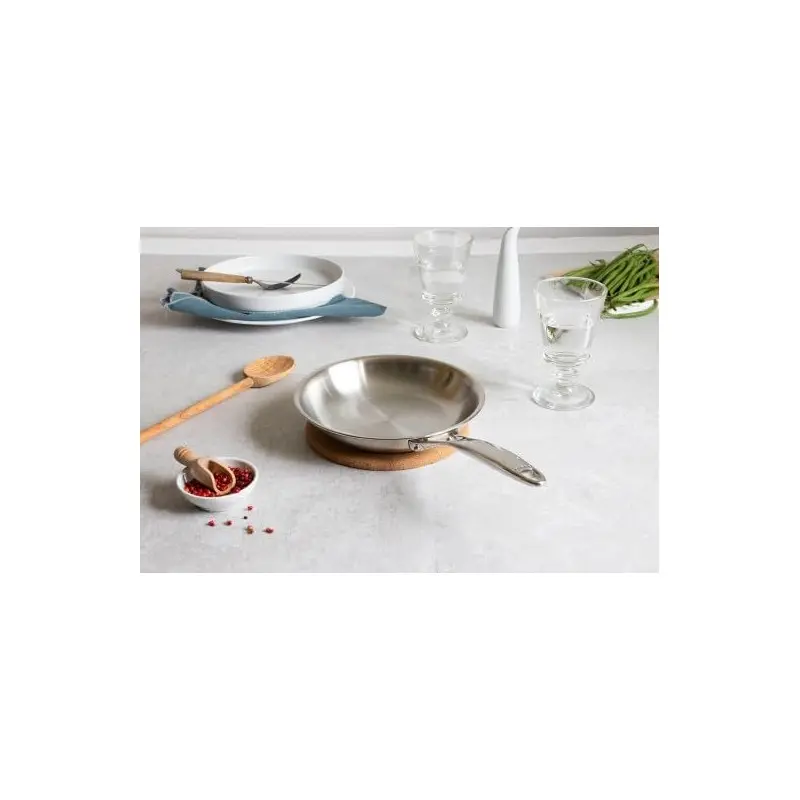 Cristel Stainless Steel Frying Pan (Multiply) - 11"