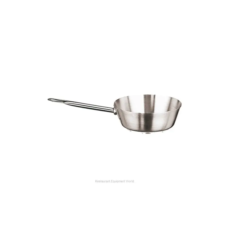 Paderno Grand Gourmet Stainless Steel Saute Pan Splayed - 1 qts - D: 6 1/4" H: 2 3/8"