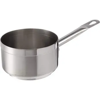 Paderno Grand Gourmet Stainless Steel Sauce Pan - 1 1/4 qts - D: 5 1/2" H: 3 1/8"