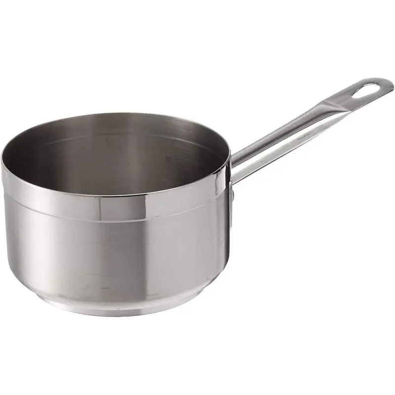 Paderno Grand Gourmet Stainless Steel Sauce Pan - 1 1/4 qts - D: 5 1/2" H: 3 1/8"