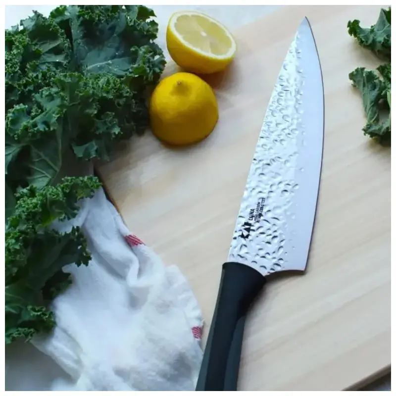 Kai Luna Chef's Knife 8" w/Sheath and Soft-grip Handle - Pack of 3