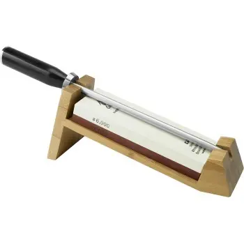 Shun 3 Pc Whetstone Sharpening System w/ Honing Steel