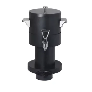 Creations Buffet Coffee Urn With Stand 8 3/4 in x 11 in x 16 in (1.5 Gal) Stainless Steel And Black