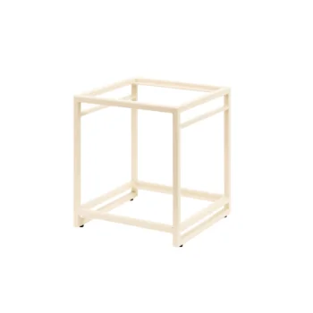 Creations Buffet Square Tiered Riser 9 1/2 in x 9 1/2 in x 10 1/2 in Spire Ivory