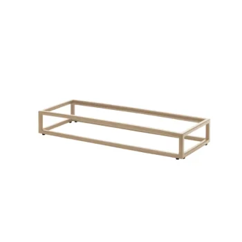 Creations Buffet Rectangle Riser 21 7/8 in x 7 3/8 in x 3 in Pivot Champagne