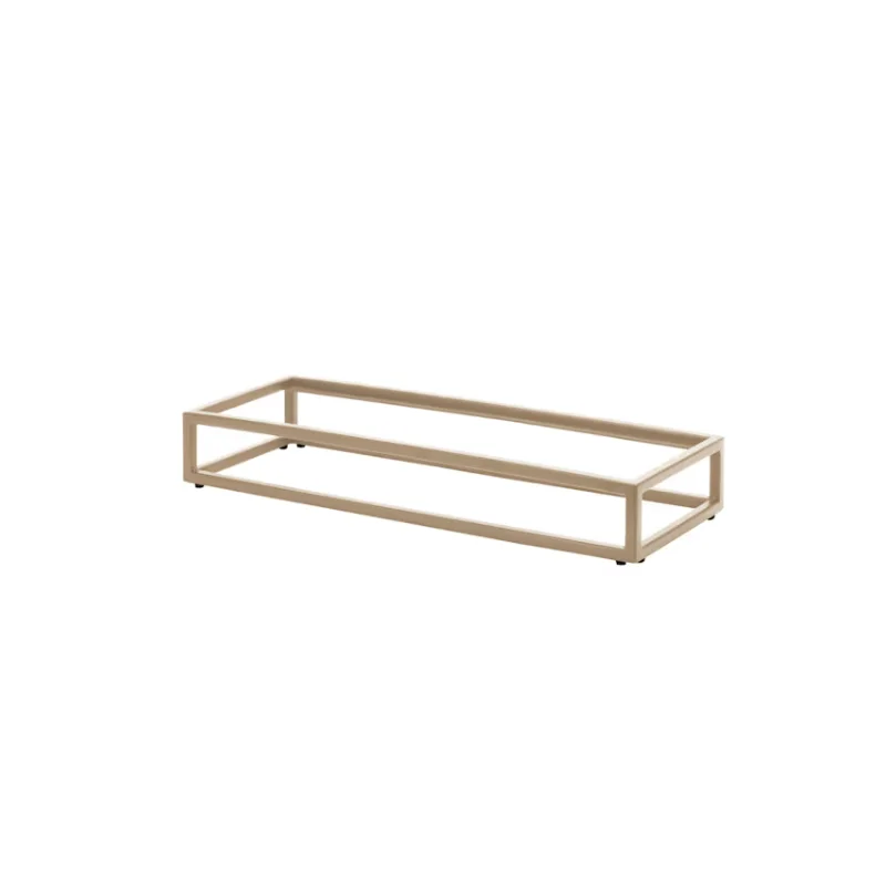 Creations Buffet Rectangle Riser 21 7/8 in x 7 3/8 in x 3 in Pivot Champagne