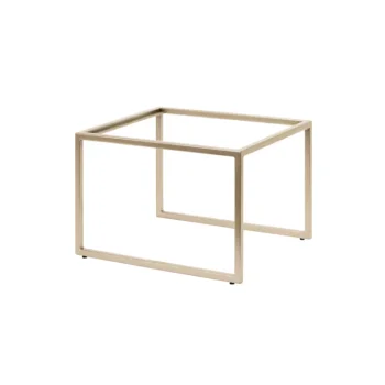 Creations Buffet Rectangle Riser 21 7/8 in x 13 7/8 in x 3 in Pivot Champagne
